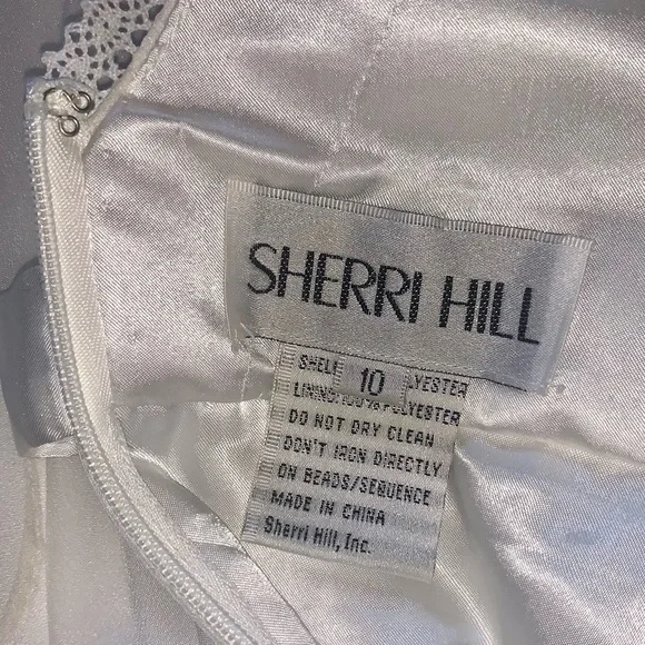 Sherri Hill 51112 Prom Dress Lace Up Back Embroidered
